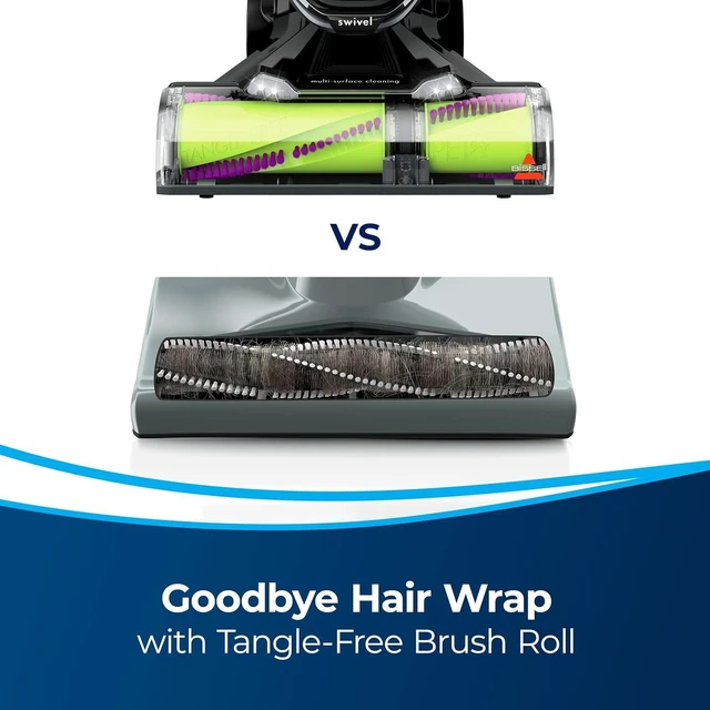 Alt view image 4 of 7 - BISSELL 24613 Pet Hair Eraser Turbo Plus Lightweight Vacuum, Tangle-Free Brush Roll, Powerful Pet Hair Pick-up, SmartSeal Allergen System, Specialized Pet Tools, Easy Empty Dirt Tank