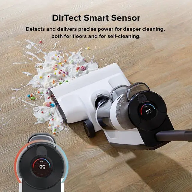 Alt view image 5 of 7 - roborock Dyad Air Wet Dry Vacuum Cleaner, Cordless Vacuum Mop Combo with 17000Pa Power Suction, Long Battery, Edge Cleaning, Hardwood Floor Cleaner with Self-Cleaning & Drying System