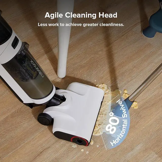 Alt view image 6 of 7 - roborock Dyad Air Wet Dry Vacuum Cleaner, Cordless Vacuum Mop Combo with 17000Pa Power Suction, Long Battery, Edge Cleaning, Hardwood Floor Cleaner with Self-Cleaning & Drying System