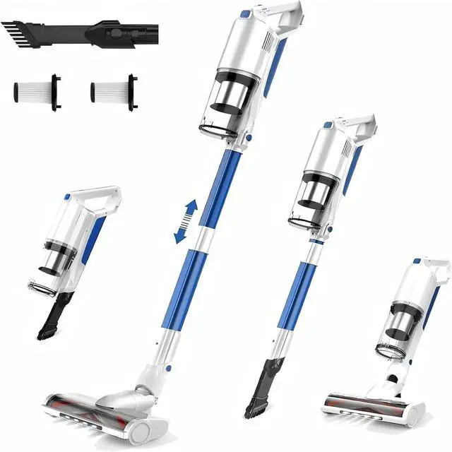 Main image of whall Cordless Stick Vacuum Cleaner,80,000RPM Cordless Vacuum Cleaner,Upgraded Strong Suction Brushless Motor,Lightweight Handheld Vacuum for Home Carpet Hard Floor Pet Hair,up to 55mins Runtime,White