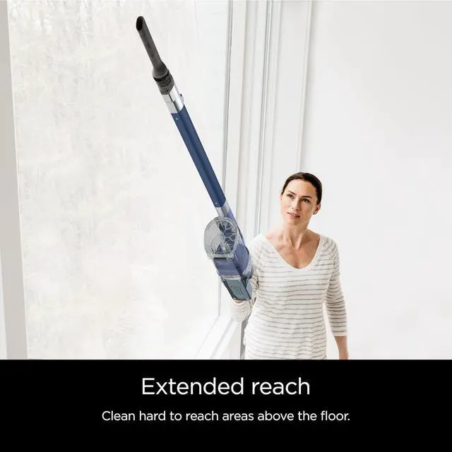 Alt view image 3 of 7 - Shark Cordless Pet Plus Vacuum with HEPA Filter, Powerful Suction, Lightweight, 40min Runtime, Anti-Allergen Complete Seal, PowerFins, Self-Cleaning Brushroll, for Carpets & Hardfloors, Blue, IZ361H