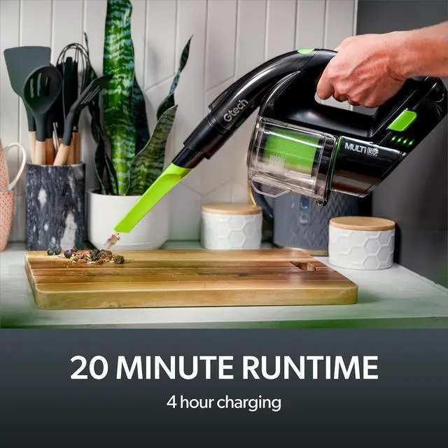 Alt view image 7 of 7 - Gtech Multi MK2 K9 Cordless Handheld Vacuum Cleaner - Portable Vacuum Cleaner for Car, Home, and More - Reinforced with Lightweight Aluminum - Rechargeable - Pet Vacuum