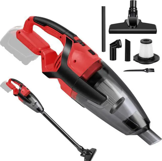 Main image of 120W Cordless Vacuum Cleaner Compatible with Milwaukee 18V Battery (No Battery), Handheld Vacuum for Home, Boat, Workshop, Car, Pet Hair, Furniture, Tool Only