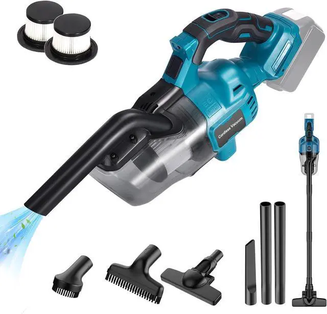 Main image of Handheld Cordless Vacuum Cleaner for Makita 18V Battery, Portable Wireless Power Vacuum Cleaner, 4 Multi Nozzle, 2 HEPA Filter, Lightweigt Vacuum for Home Pet Hair, Car (Battery NOT Include)
