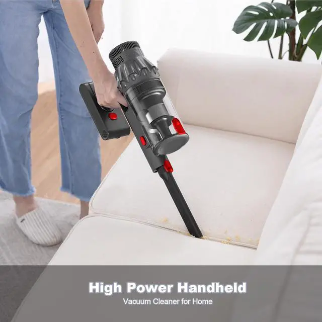 Alt view image 5 of 7 - Cordless Vacuum Cleaner, Vacuum Cleaners for Home, 50KPA 500W Stick Handheld Pet Hair Hardwood Floor Vac, High Power Hand Held Rechargeable Battery Portable Household Lightweight Vac, C11 Purple
