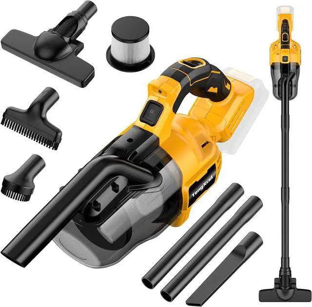 Main image of Cordless Vacuum Cleaner for Dewalt 20V MAX Battery, Handheld Vacuum Cleaner for Home Car Hardwood Floor Carpet, Portable Shop Vacuum with Washable HEPA Filter(No Battery)