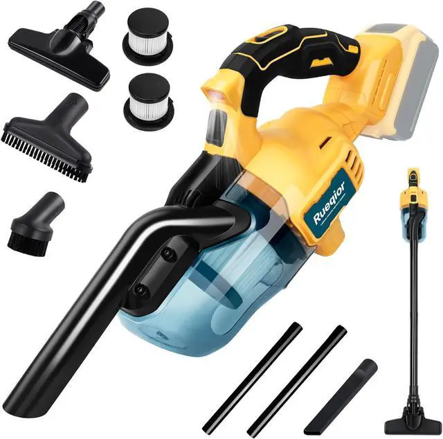 Main image of Cordless Vacuum for DeWalt 20V Battery, 5 in 1 Handheld Electric Vacuum Cleaner with 400W Powerful Motor, 46 CFM Portable Hand Vacuum for Home Pet Hair, Car (Battery Not Included)