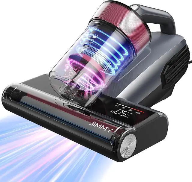 Main image of Jimmy Mattress Vacuum Cleaner, Bed Vacuum Cleaner with UV Sanitizing & HEPA Filter & Ultrasonic, Hot Wind and Air Purification, 15Kpa 500W Handheld Vacuums for Bed, Couch, Sofa, Crib (BX8-Corded)