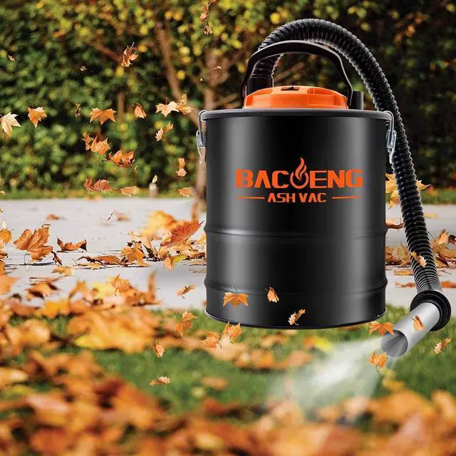 Alt view image 6 of 7 - BACOENG Ash Vacuum for Pellet Stoves, 4 Gallon Ash Vac, Ash Vacuum Cleaner for Fireplaces, Wood Stove, Pellet Grill