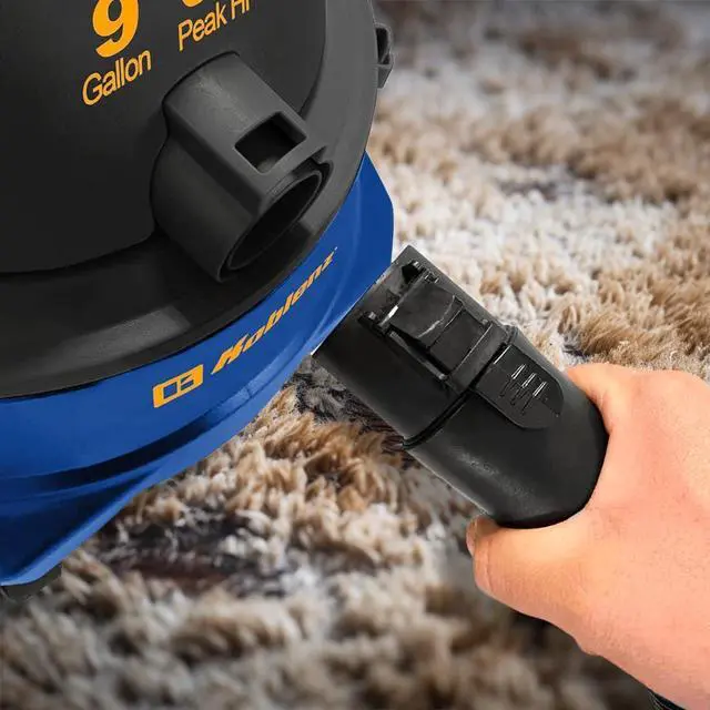 Alt view image 7 of 7 - Koblenz Wet Dry Vacuum Cleaner, 9.0 Gallon Tank, 5.0 HP Powerful Vacuum for Dry and Wet Messes, Vacuum Cleaner and Blower, Accessories Included, Black+Blue (WD-9 L212)