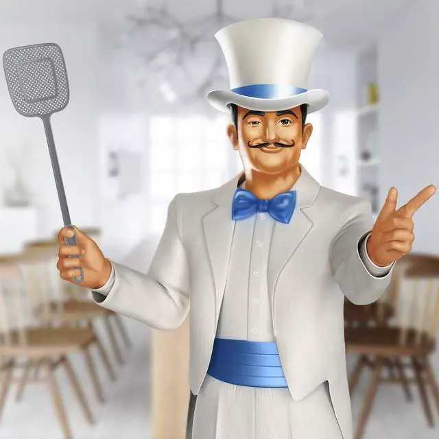 Alt view image 2 of 7 - MR.SIGA Heavy Duty Long Handle Fly Swatter, Gray, 6 Pack