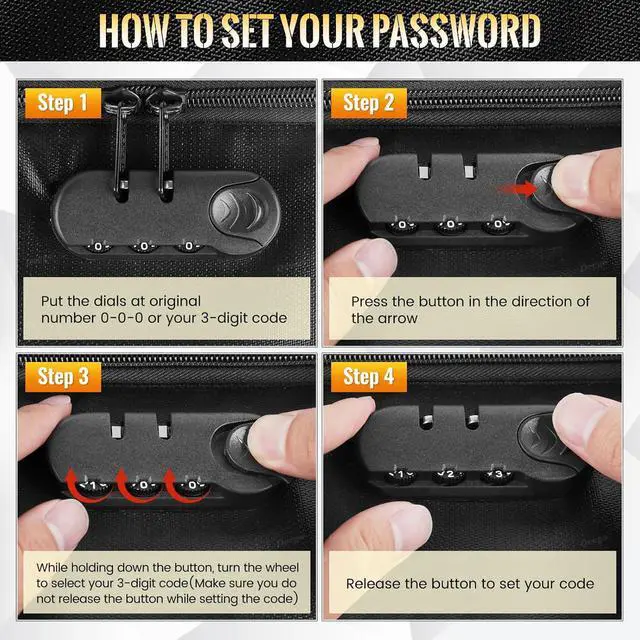 Alt view image 7 of 7 - DEEGO Fireproof Document Box, Water-Resistant File Organizer Box with Lock for Document Safe, Collapsible File Organizer with Handle, Filing Cabinets for Home Office for Hanging Letter/Legal Folder