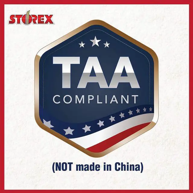 Alt view image 7 of 7 - Storex File Storage Box with XL Storage Lid, 10-7/8 x 13-1/4 x 11 Inches, Black/Teal