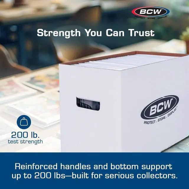 Alt view image 4 of 6 - BCW Magazine/Document Storage Box 5-Pack | Durable Cardboard Filing Box