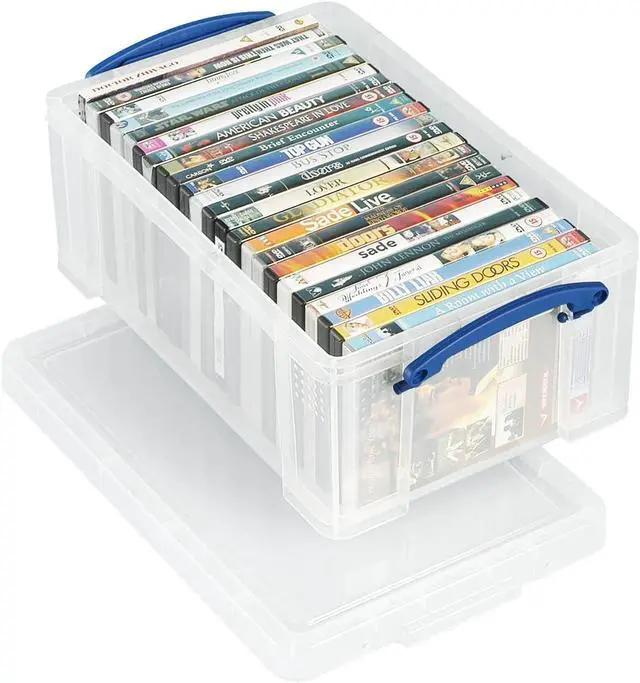 Main image of Really Useful Plastic Storage Box 9 Litre Clear