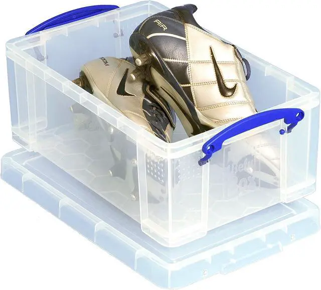 Alt view image 4 of 7 - Really Useful Plastic Storage Box 9 Litre Clear