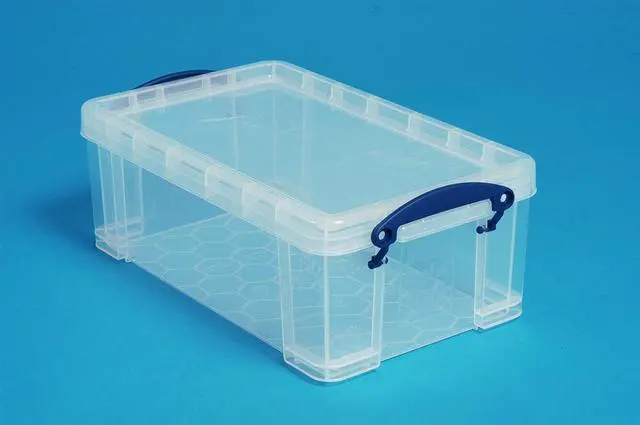 Alt view image 5 of 7 - Really Useful Plastic Storage Box 9 Litre Clear