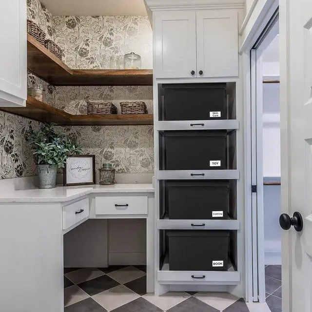 Alt view image 5 of 7 - Lincia 8 Pack Comic Book Storage Boxes, 15.4" x 7.5" x 11.4" Book Box Organizer Collapsible with Handles, Stackable Short Bin to Holds 150-180 Comics for Home School Classroom, Black