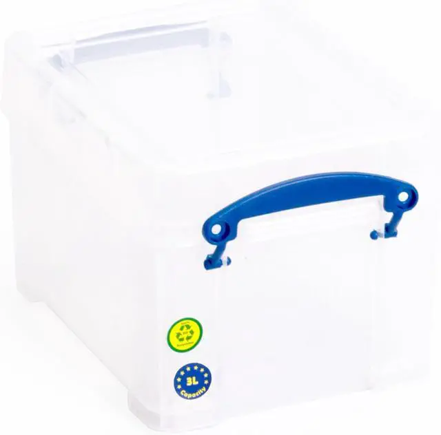 Main image of Really Useful Plastic Storage Box 3 Litre Clear
