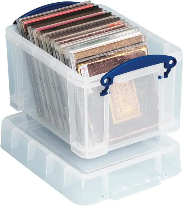 Alt view image 5 of 5 - Really Useful Plastic Storage Box 3 Litre Clear