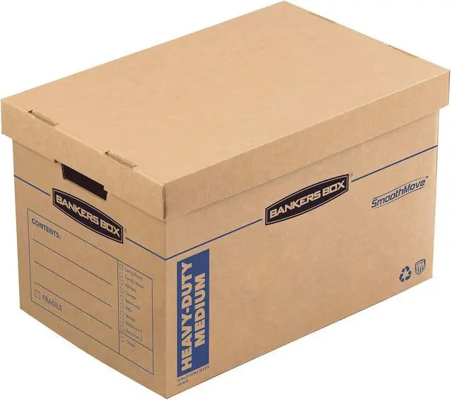 Alt view image 2 of 7 - Bankers Box Kitchen Kit Moving Box 1 Pack, Dividers and Cushions, Reinforced Handles, Tape-Free Assembly, Box with Lid, 15-in x 12-in x 10-in (7710701)