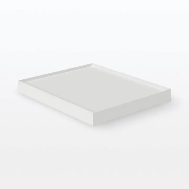 Alt view image 2 of 7 - MUJI 44902868 Polypropylene File Box Standard Caster Lid White Gray, 9.8 in Width