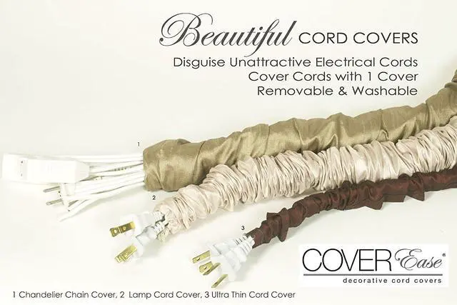 Alt view image 5 of 7 - Gray CoverEase 9 Feet Lamp Cord Cover Tube