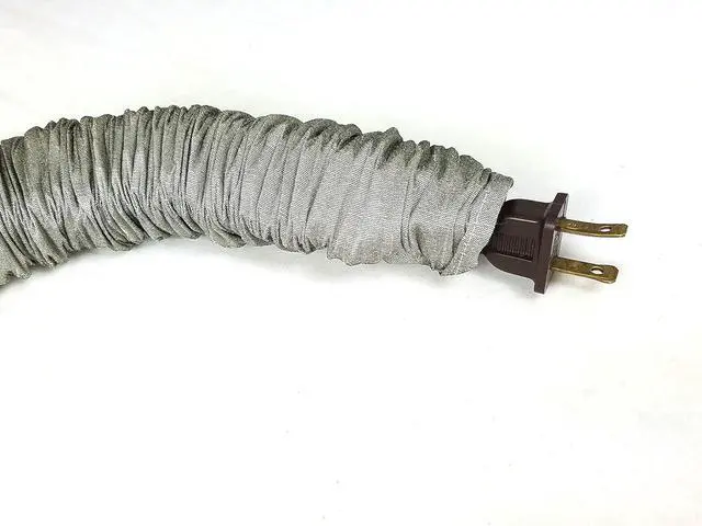 Alt view image 3 of 7 - Gray CoverEase 9 Feet Lamp Cord Cover Tube