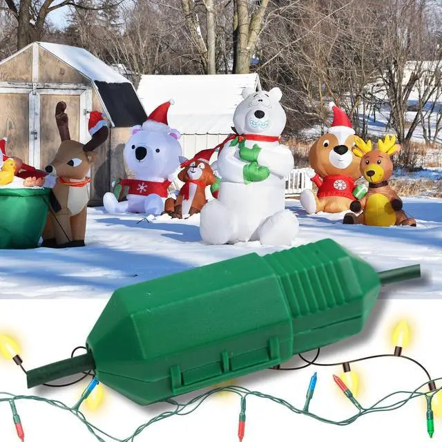 Alt view image 7 of 7 - Outdoor Extension Cord Protector  Weather-Resistant Snap-Lock Cover for Plug Connections  Rugged UV-Resistant Plastic Plug Protection, 20-Pack