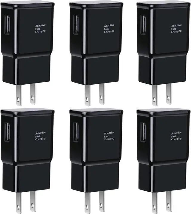 Main image of 6-Pack Type C Charger Fast Charging Block, Android Phone Rapid USB Wall Charger Compatible with Samsung Galaxy S21/S20/S10/S10e/S10 Plus/S9/S9 Plus/S8/S8 Plus/S7/S6/Note 10/Note 9/Note 8,LG,HTC iPhone