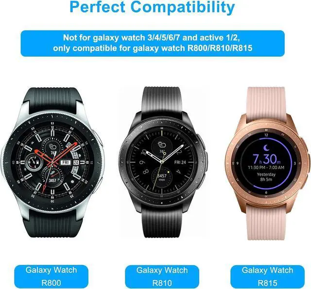 Alt view image 2 of 7 - Charger Compatible with Samsung Galaxy Watch 42mm/46mm, Upgraded Charging Cradle Dock for Galaxy SM-R800/R810/R815 Smart Watch Charger (Not Charge for Galaxy 3/4/5/6/7 and Active 1/2), Black