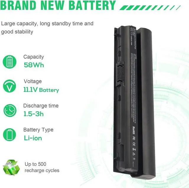 Alt view image 3 of 7 - ASUNCELL Laptop Notebook Battery for Dell Latitude E6320 E6330 E6430S E6220 E6230 E6120 Series, Compatible p n FRR0G UJ499 TPHRG KJ321 Y61CV