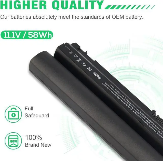 Alt view image 4 of 7 - ASUNCELL Laptop Notebook Battery for Dell Latitude E6320 E6330 E6430S E6220 E6230 E6120 Series, Compatible p n FRR0G UJ499 TPHRG KJ321 Y61CV