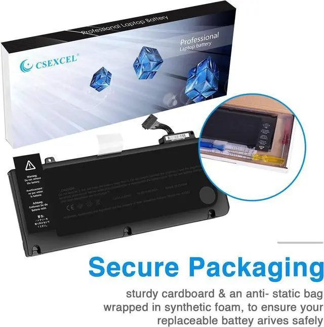 Alt view image 6 of 7 - A1322 Laptop Battery Replacement for Mac Book Pro 13 Inch A1322 A1278(Mid 2009 2010, Early and Late 2011, Mid 2012 Version) MD313LL/A MD314LL/A MC700LL/A MC374LL/A MB991ll/A MB990LL/A