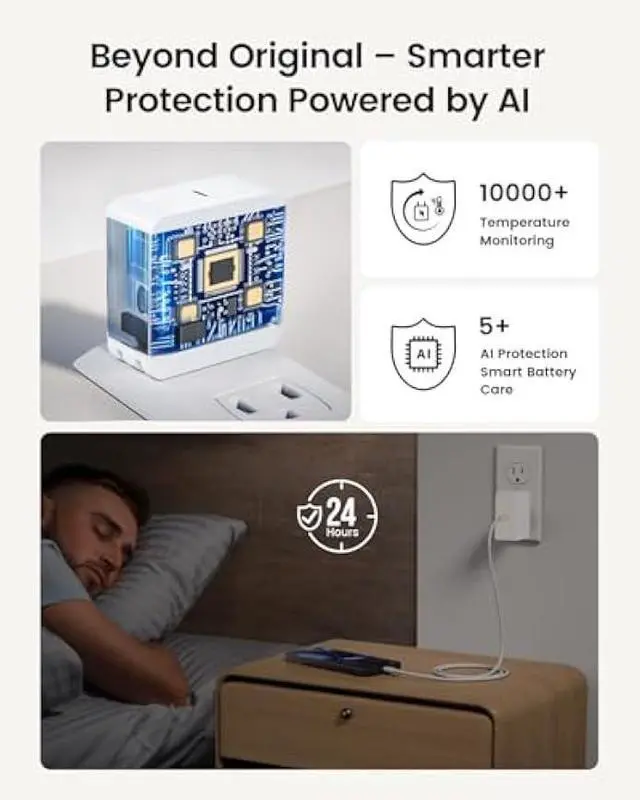 Alt view image 6 of 6 - 65W Type C Laptop Charger Fit for Samsung Galaxy Book  Fast Charging Power Adapter Fit for Galaxy Book Pro 360 NP950QDB, NP930QDB NP935QDC 13.3 & 15.6 USB C