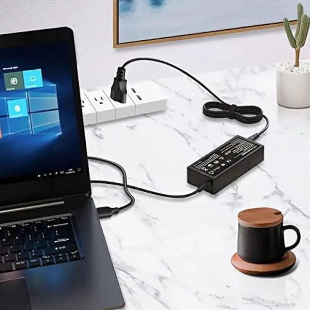 Alt view image 7 of 7 - 45W Type C USB C Charger Adapter for HP Chromebook X360 14-CA000 11-ae000 14-ca051wm 14-ca052wm 14-ca091wm ca061dx,11-ae051wm 11-ae001tu 11-ae027nr;12-c012dx 918337-001 844205-850 28769-001