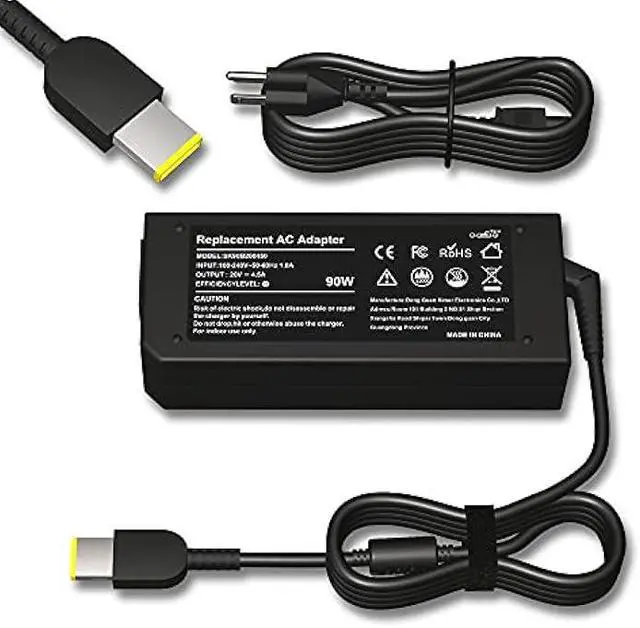Main image of SLE-TECH 90W Laptop Charger Compatible with Lenovo ThinkPad X1 Carbon T440 E431 G410 45N0237 45N0236 45N0239 344428U T431s Z510 PA-1900-081 0B46994 0B46995 Yoga 11s Flex 14 15D