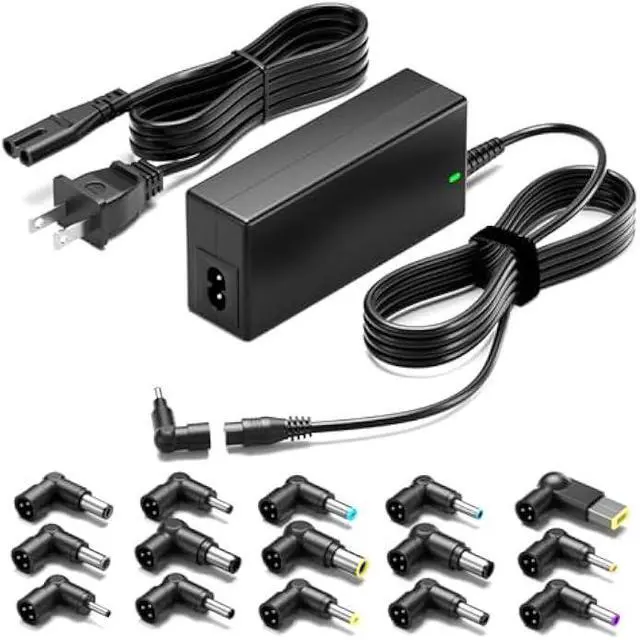 Main image of 90W Universal AC Adapter Laptop Charger Replacement for Dell HP Acer Asus Lenovo IBM Toshiba Samsung Sony Fujitsu Notebook Ultrabook Chromebook Power Supply Cord
