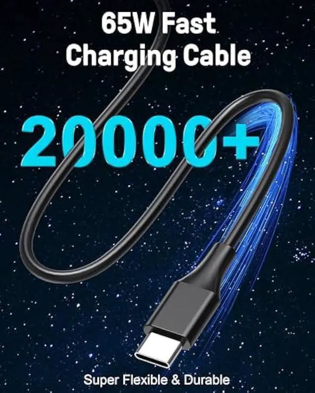 Alt view image 4 of 7 - S SKSTYLE 65W 45W Compatible with Lenovo Laptop Charger USB C fit for Thinkpad/Yoga/Chromebook Laptop,T480 T480S C930 C940 100e 300e 500e ADLX65YDC2A ADLX65YLC3D 4X20M26268