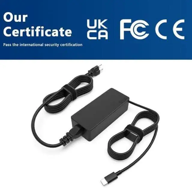 Alt view image 5 of 6 - 65W USB C Charger Compatible with Lenovo ThinkPad Charger T14 T15 E16 E14 L13 X13 Gen 5 4 3,ThinkPad X1 Carbon Gen 12 11 13 10 9/Thinkbook 16 15 G7 G6 G5 Business Laptop Type C Power Adapter