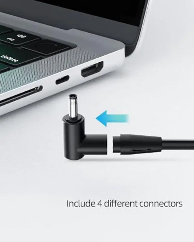 Alt view image 3 of 6 - Nicpower Charger Fit for Asus Vivobook, Zenbook and More Laptop, (UL Certified Safety), Featuring Charging Indicator, Foldable Plug(Scratch-Resistant), 7.5Ft Cable, 65W/45W/33W