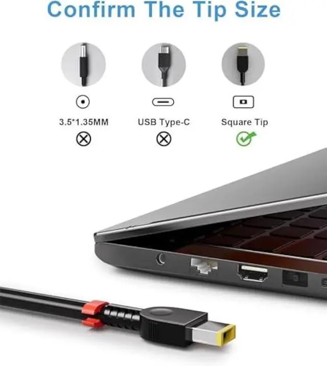 Alt view image 7 of 7 - 230W Laptop Charger Compatible with Lenovo Legion 5,Slim AC Adapter for Legion 5 7 5P C7 S7 Y540 Y545 Y740 Y730 Y900 Y910 Y920 GX20L29347 ADL230NDC3A Thinkpad P73 Lighter and Smaller