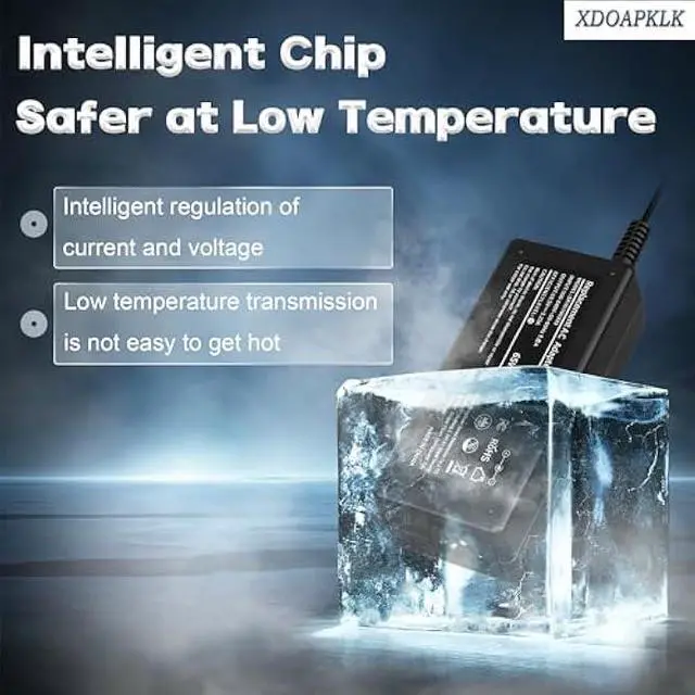 Alt view image 3 of 7 - 65W 45W Laptop Charger Compatible with HP Pavilion x360 14 15 17, Stream 11 13 14, Notebook, Elitebook, ProBook Series Smart Blue Tip AC Adapter with Power Cord 4.5mm x 3.0mm