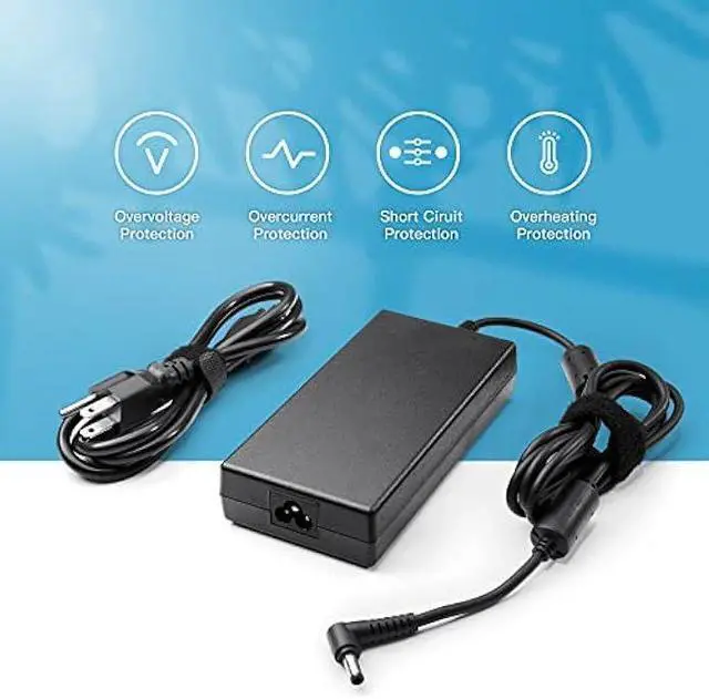 Alt view image 4 of 5 - 180W AC Charger Compatible with Msi GS40 GS60 GS70 GS65 GS63 GS63VR GT60 GT70 GL62M GL72M GE60 GE62 GE72 GS73VR Laptop