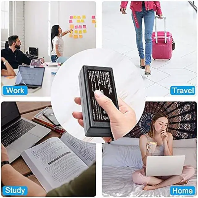 Alt view image 5 of 6 - 19.5V 4.62A 90W AC Adapter Laptop Charger for Dell PA-1900-02D PA-10 LA90PM111 LA65NM130,Inspiron N7010 N7110 N5010,XPS L502x,Latitude E6430 E6420 E6320 E6400 E7240 E5530 E6440 E6540 E7440 E5430 E6510