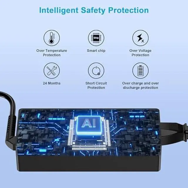 Alt view image 5 of 6 - 90W 65W Universal AC Adapter Laptop Charger Replacement for Lenovo HP Dell Asus Samsung IBM Toshiba Sony Fujitsu Gateway Computer Power Cord Supply AC Adapter with 16 Tips