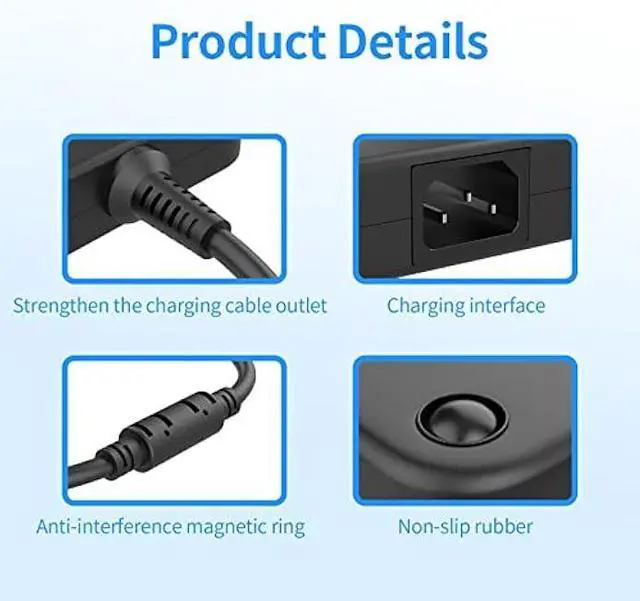 Alt view image 3 of 6 - 240W 19.5V 12.3A Laptop Charger Compatible with Dell Alienware M17 R1 R2 R3 R4 R5 M17X R2 R3 M18X Area-51m R2 G5 G7 Adapter Power