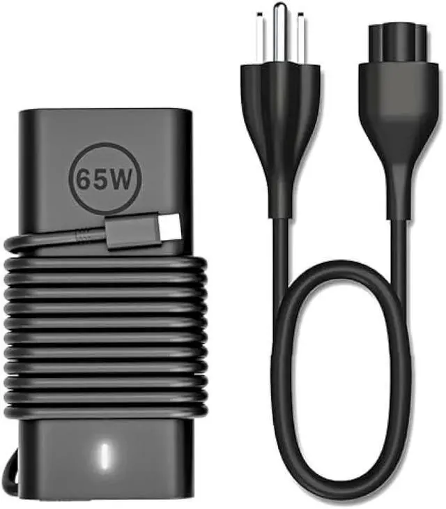 Main image of 65W USB C Laptop Charger Compatible with Dell Latitude 5420 5520 5530 5550 5540 5430 5450 5440 7420 2-in-1 7430 7440 Inspiron 14 2-in-1 Chromebook 3100 XPS 13 60W Type C Power Cord