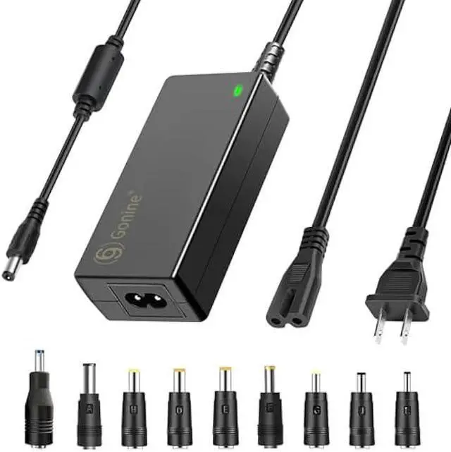 Main image of Gonine 19V 3.42A Power Supply Laptop Charger Cord 19Volt 65W 60W 45W AC to DC Power Adapter, Compatible for 19Vdc Gateway Toshiba Acer Laptop, JBL Speaker, Samsung LG LCD Monitor etc.