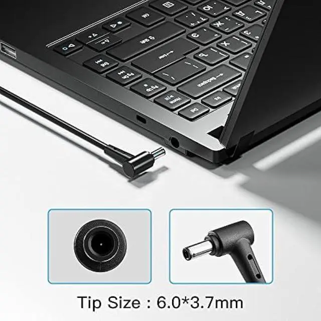 Alt view image 3 of 6 - 240W Charger Fit for Asus Rog Zephyrus G14 G15 M16 S15 S17, ADP-240EB B 20V 12A AC Adapter, Strix Scar 15 G533QS Gaming Laptop